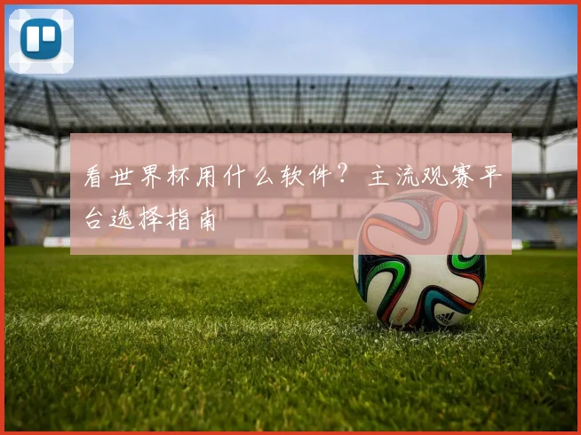 看世界杯用什么软件？主流观赛平台选择指南